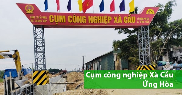 BẢNG BÁO GIÁ CỤM CÔNG NGHIỆP XÀ CẦU ỨNG HOÀ
